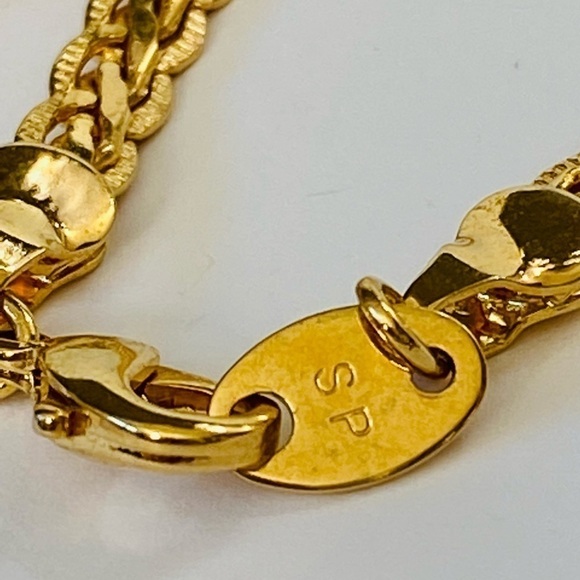 Avon Chain Necklace Flat Gold Tone Vintage 17.5” - Picture 8 of 10